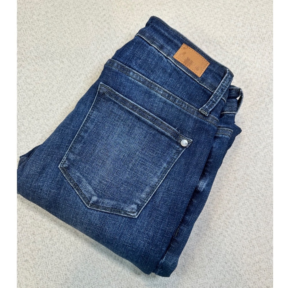 Judy Blue Skinny Jeans Womens 5/27 Blue Cotton Blend High Rise JB88326 Classic